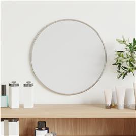 vidaXL Espelho de parede redondo Ø 30 cm prateado