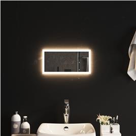 vidaXL Espelho de casa de banho com luzes LED 40x20 cm
