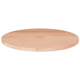 vidaXL Tampo de mesa redondo Ø50x1,5 cm carvalho maciço não tratado