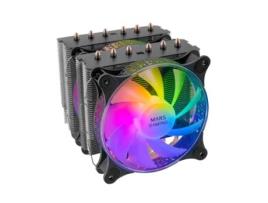 Cooler MARS GAMING Mcpu-Xt Preto 300W Tdp 6 Heatpipes