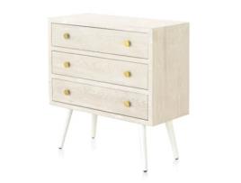 Cómoda (80 x 36 x 81 - MDF - Branco)