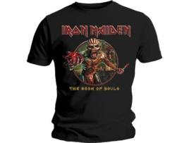 T-Shirt ROCK OFF Iron Maiden - Book Of Souls Preto (Tamanho: L)