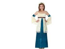 Fato de Menina DISFRAZZES Dama Medieval Amarelo (Tam: 10 a 12 anos)