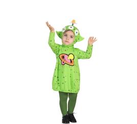 Fantasia para Bebés Alien Verde - 0-6 Meses