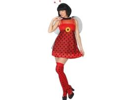 Fantasia para Adultos Joaninha (3 Pcs) - M/L