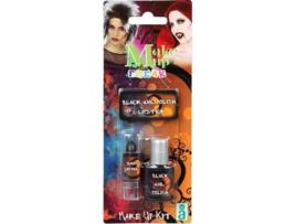 Acessórios de Halloween  Conjunto de Verniz e Batom Preto