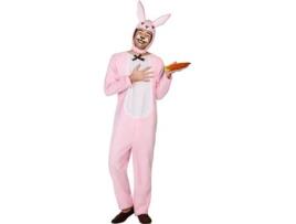 Fantasia para Adultos Coelho Cor de rosa (2 Pcs) - M/L