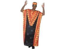 Fantasia para Adultos Africano - M/L