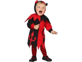 Fato de Bebé DISFRAZZES Demónio (Tam: 6 a 12 meses)