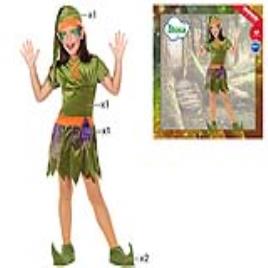 Fantasia para Crianças Duende Verde (5 Pcs) - 5-6 Anos