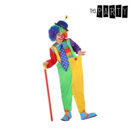 Fantasia para Crianças Palhaço Verde Amarelo (4 Pcs) - 7-9 Anos