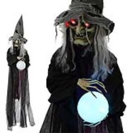 Bruxa Suspensa Halloween 119147 Preto (183 Cm)