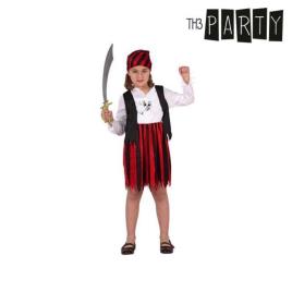 Fantasia para Crianças Pirata Vermelho - 5-6 Anos