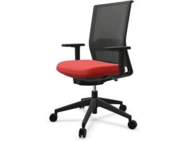 Cadeira de Escritório Operativa ACTIU Stay Serie 30 Vermelho (Braços reguláveis - Tecido)