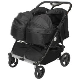 Playxtrem Carrinho De Criança Baby Twin One Size Black