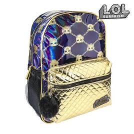 Mochila Escolar  Dourado