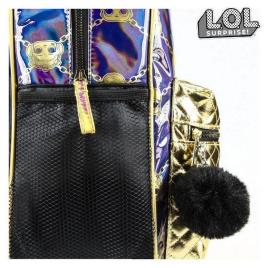 Mochila Escolar LOL Surprise! Dourado