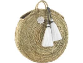 Bolsa CAMBRASS Tassel Branco (10x40x40 cm)