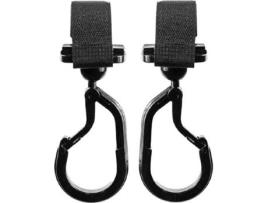 Ganchos para Carrinho de Bebé CAMBRASS Solid Multifunções Preto