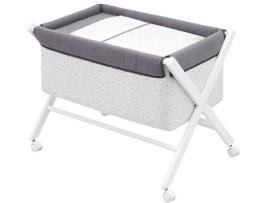Berço de Madeira CAMBRASS Astra Cinza (55x87x74 cm)