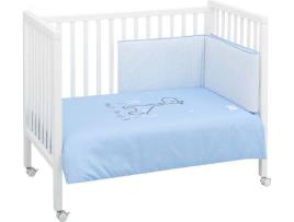 Conjunto Colcha CAMBRASS Be Giraffe Azul (2 Ps - 60x120 cm)