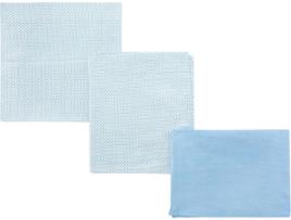 Lençóis para Berço CAMBRASS Be Giraffe Azul (3Ps - 100x165 cm)