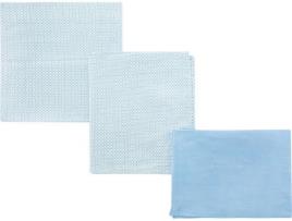 Lençóis para Alcofa CAMBRASS Be Giraffe Azul (3Ps - 80x120 cm)