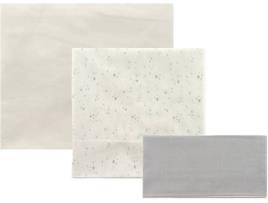 Lençóis para Berço  Sky Cinza (3Ps - 100x165 cm)