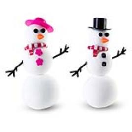 Conjunto de Trabalhos Manuais Mr And Mrs Snow Bizak 115734