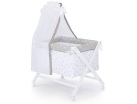 Berço NAF NAF Mini-berço + Textil e Véu Stars And Dots