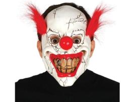 Máscara  Palhaço De Terror Com Cabelo