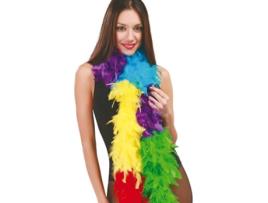 Cachecol DISFRAZZES Plumas Multicolor (180 cm)