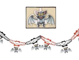 Decorações de Halloween  Grinalda Fantasia Morcegos (15x200 cm)