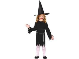 Fato de Menina  Bruxinha Halloween (Tam: 10 a 12 Anos)