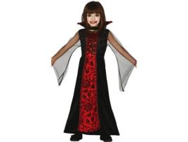 Fato de Menina  Condessa Vampira (Tam: 10 a 12 Anos)
