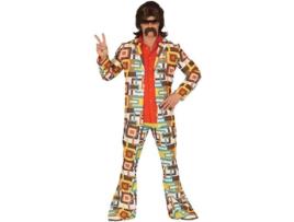 Fato de Homem DISFRAZZES Disco Anos 70 Multicolor (Tam: M)