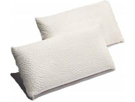 Conjunto de 4 Almofadas MATRIS Viscoelástico Aloe Vera Efeito Anti-stress (80 x 40 cm)