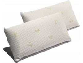  - Conjunto de 4 Almofadas  Soja de Visco Ergonómica (150 x 40 cm)
