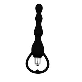ANAL CHAIN TAIL POWER SILICONE PRETO
