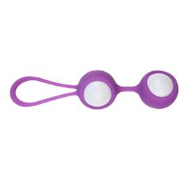 BOLAS DE GUEIXA MISSWEET 17,7 CM SILICONE ROXO