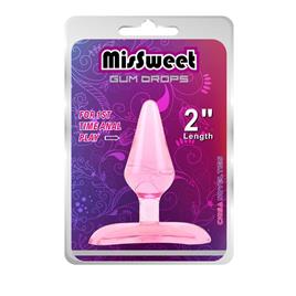 PLUG ANAL GUN DROPS ROSA 6,6 X 2,4CM