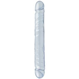 DILDO DUPLO JR. DOUBLE DONG 12'' TRANSPARENTE