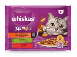 Comida Húmida Gato Whiskas Tasty Mix Country Collection 4x85g