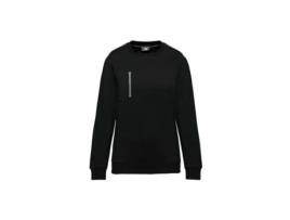 Sweatshirt para Unisexo WK. DESIGNED TO WORK (L - Poliéster - Preto)