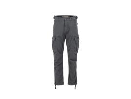 Calças para Homem ALPHA INDUSTRIES (31 - Algodão - Cinzento)