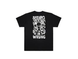 T-shirt Unisexo WRUNG (M - Algodão - Preto)