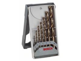 Conjunto de Brocas BOSCH para Metal Mini-X-Line - 7 Un - Hss-Co - 135° - 2 - 10 mm