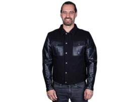Casaco de Mota para Homem HELSTONS (L - Preto)