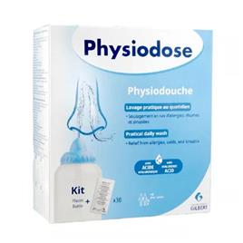 Physiodose Physiodouche Kit 30 Saquetas + Frasco