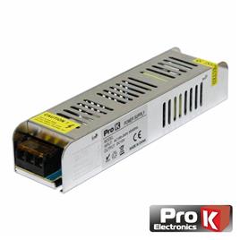 Fonte de Alimentação Industrial Slim 12V 120W 10A - Prok